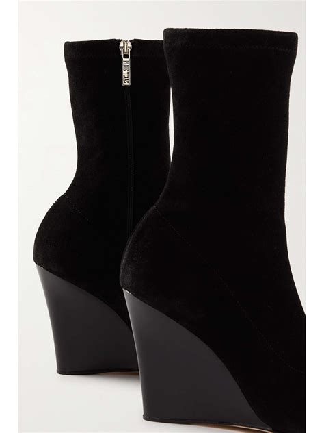 Black Suede Boots Wedge