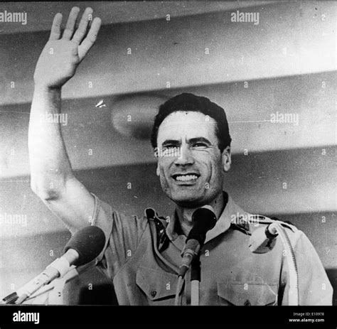 MUAMMAR AL-GADDAFI (born c. 1942) has been the de facto leader of Stock Photo: 69463388 - Alamy