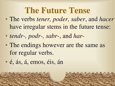 PPT - The Future Tense PowerPoint Presentation, free download - ID:5268029