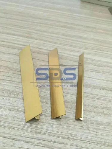 Stainless Steel Decorative Profiles - PVD Titanium Coated SS T Profiles ...