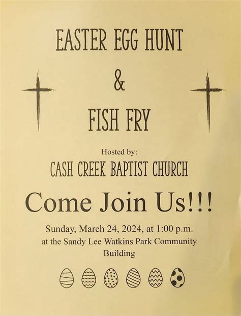 Easter Egg Hunt & Fish Fry, Sandy Lee Watkins Park, Curdsville, 24 ...