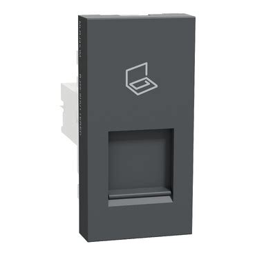 MLRJ451M_AN - Data Socket, Miluz Lara, RJ45 8(8), STP, CAT6, 1 module ...