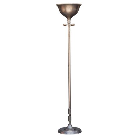 Tall French Art Deco Chrome Floor Lamp For Sale at 1stDibs | tall ...