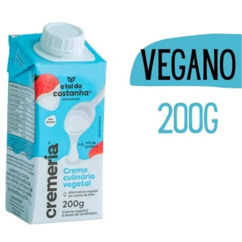 Creme de Leite Vegetal Cremeria 200g A Tal da Castanha