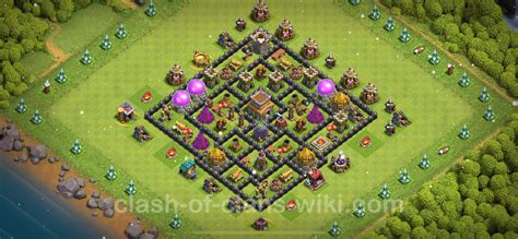 Best Anti 3 Stars Base TH8 with Link, Hybrid 2023 - Town Hall Level 8 ...