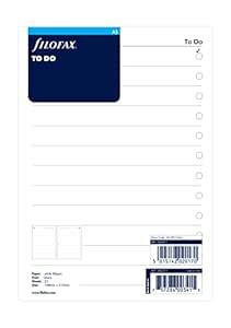 Filofax B342211 to Do List, A5 : Amazon.in: Office Products