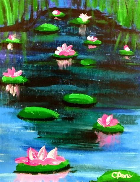 KIDS PAINTING CLASS: Monet Inspired Lilies | Conneaut Arts Center