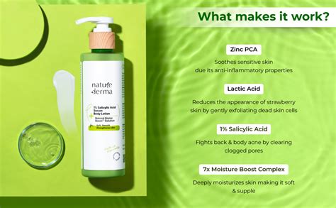 Buy Nature Derma 1% Salicylic Acid Serum Body Lotion | Natural Biome ...