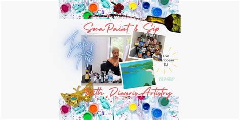 Soca Paint & Sip @ USVI Wine Co w/Dioveris Artistry, 167 Union St S ...
