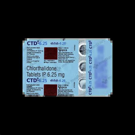 CTD 6.25MG TABLET 15'S Price, Uses, Side Effects & Substitutes | Medkart
