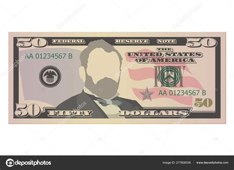 Fifty Dollar Bill Front