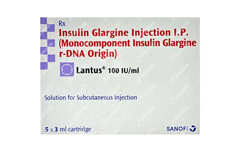 Lantus 100iu Cartridges 3ml: Uses, Side Effects, Price & Substitutes
