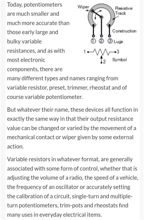 Image result for Potentiometer Types