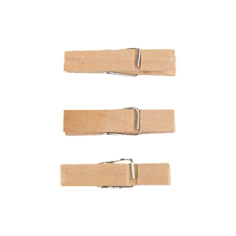 Three Natural Wood Clips, Wood, Technology, Photo Folder PNG ...