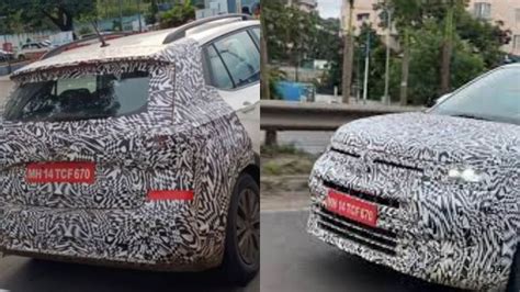 2026 Skoda Kushaq and Volkswagen Taigun Facelift spotted – New features ...