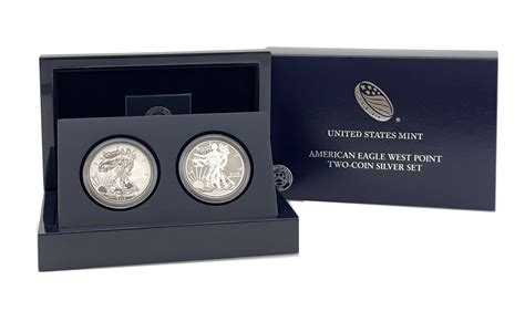 Lot - 2013-W AMERICAN SILVER EAGLE WEST POINT MINT 75TH ANNIVERSARY 2 ...