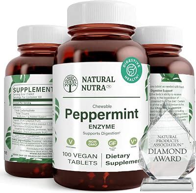 NaturalNutra Natural Nutra Chewable Peppermint Digestive Enzyme India ...