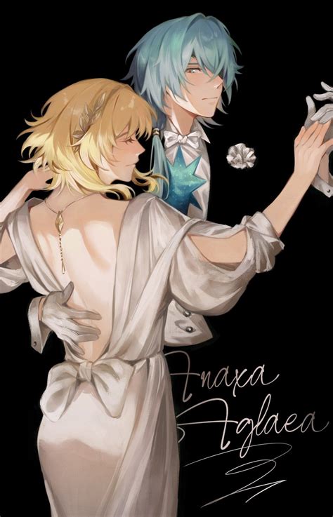 Discover 21 Anaxa x Aglaea and character art ideas | fan art, stars, cute art and more