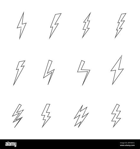 Lightning Bolt Outline