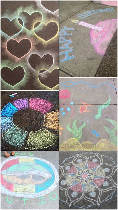 Easy Sidewalk Chalk Ideas For Your Kids - Kids Art & Craft