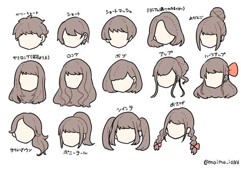 Cartoon Hairstyles Reference The objective was to develop a variety of ...