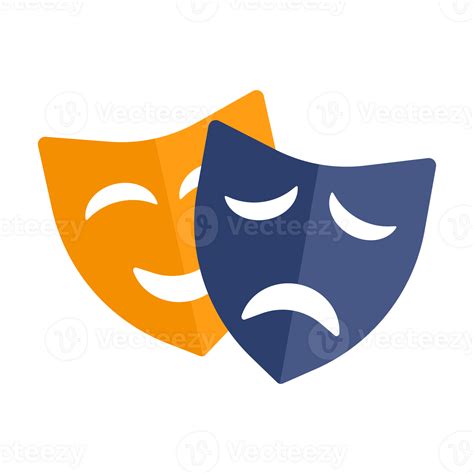 comedy and tragedy mask symbol 26684837 PNG