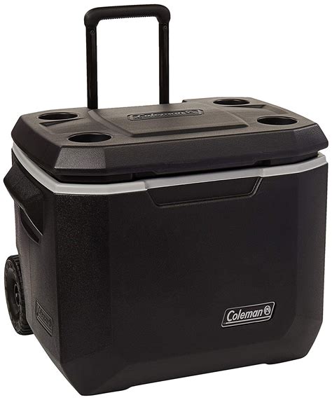 Coleman Portable Rolling Cooler | 50 Quart Xtreme 5 Day Cooler with ...