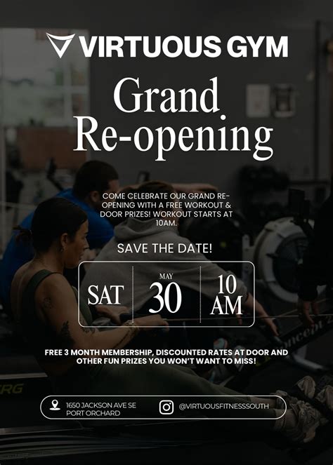 Grand Re Opening Workout, 1650 Jackson Ave SE , Port Orchard, WA ...