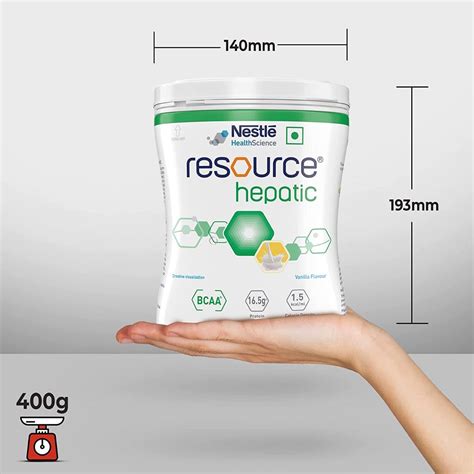 Nestle Resource Hepatic Vanilla Flavour Powder, 400 gm Price, Uses ...