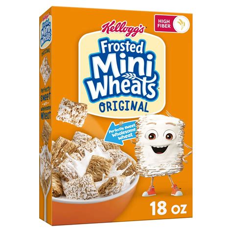 Kellogg's Frosted Mini-Wheats Original, High-Fiber, Whole Grain ...
