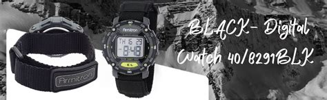 Armitron Unisex Pro 42 Black- Digital Watch 40/8291Blk- Lightweight ...