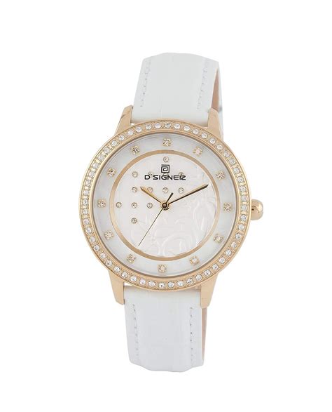 D'SIGNER Analog White Dial Women's Watch-660GL : Amazon.in: Fashion