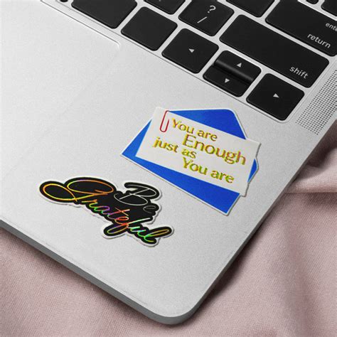 Motivational Sticker Set: Affirmation & Gratitude (Golden ...
