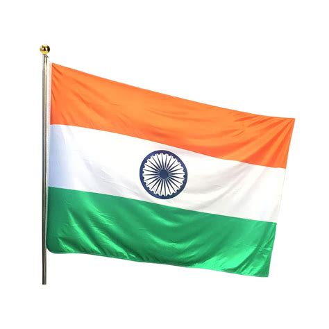 The Flag Corporation Indian National Outdoor Flag Of 4Ft X 6Ft In ...