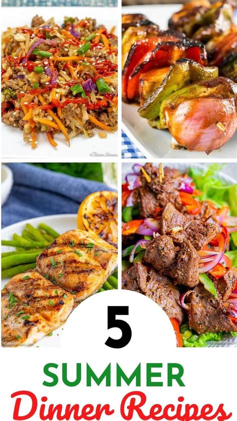 summer dinner recipe ideas