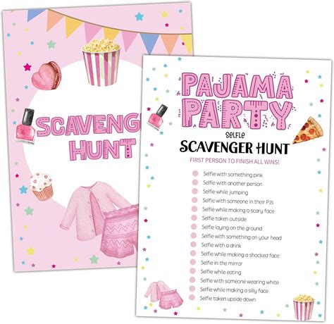 Levitatinyear Slumber Party Games, Scavenger Hunt Sleepover Games India ...