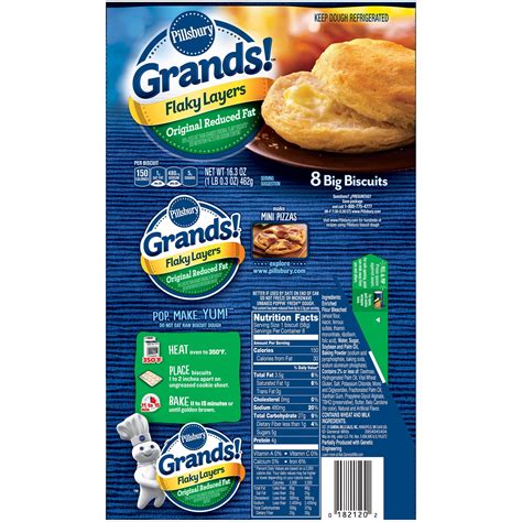 pillsbury grand biscuits calories