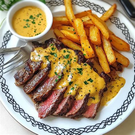 Perfect Steak Frites Recipe with Bearnaise Sauce | French Classic ...