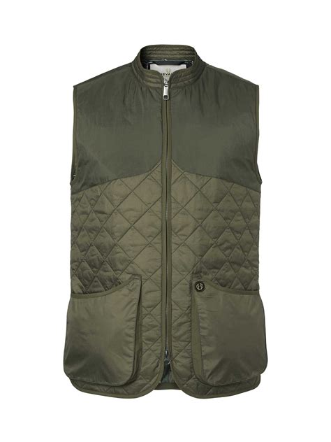 Dunsley Quilted Vest Men Green - Chevalier