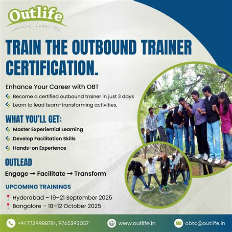 Outbound Trainer Certification - OBT Trainer Certification
