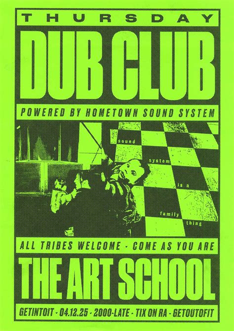 DUB CLUB with Hometown Sound SYSTEM at The Art School, Glasgow