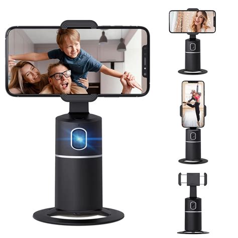 NYOOLO Auto Tracking Tripod, Face Tracking Phone Holder 360 Tripod ...