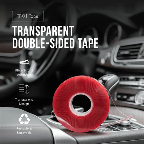 Nano Ultra-Strong Transparent Double Side Tape – Moco Car Accessories