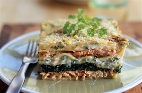 Salmon herb lasagne   Tesco Real Food