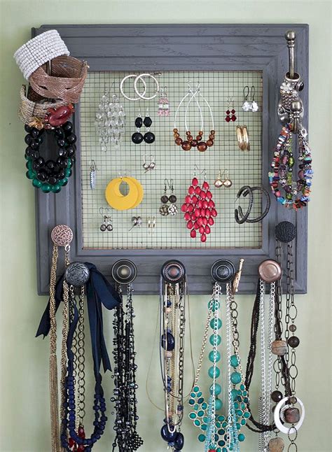 Идеи для хранения украшений своими руками Diy Jewelry Display, Diy ...