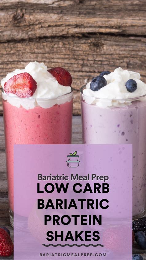 Low Carb Bariatric Protein Shakes | Bariatric protein shakes, Bariatric ...