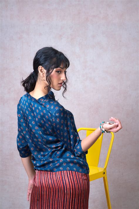 Buy Online Primrose Mandarin Floral Shirt for Women - Beyond Ethical