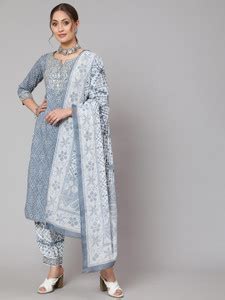The NKS Plus Women Kurta Salwar Dupatta Set - Buy The NKS Plus Women ...