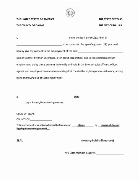 Image result for Notarized Document Example