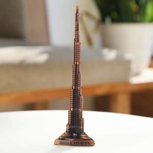 Floweraura Decorative Metal Statue Of Burj Khalifa Dubai Showpiece Gift ...